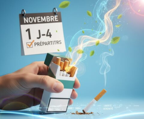 J – 4 sans tabac mois de novembre sans tabac J-4
