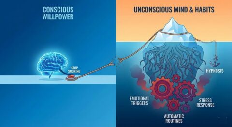l'hypnose pour arrêter de fumer surpasse la volonté